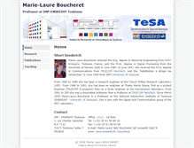 Tablet Screenshot of boucheret.perso.enseeiht.fr