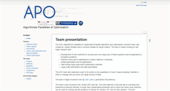 Desktop Screenshot of apo.enseeiht.fr