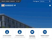 Tablet Screenshot of enseeiht.fr