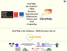 Tablet Screenshot of gridmip.enseeiht.fr